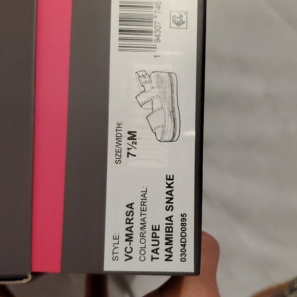 Vince Camuto Marsa Snakeskin Platform Espadrille Sandals - Picture 13 of 13